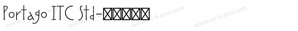 Portago ITC Std字体转换